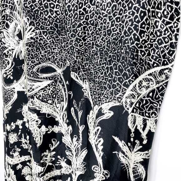 Shamask 100% Silk Caftan Art-To-Wear Allover Print Sheath - Picture 11 of 13